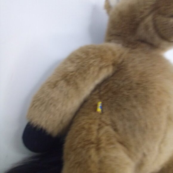 Vintage 1997 Build A Bear Donkey Plush Brown 18" - Picture 7 of 11